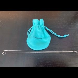 16” Tiffany Sterling Silver Chain